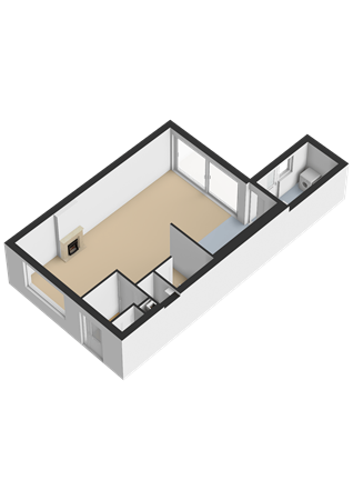 Floorplan - Bachlaan 39, 3752 HD Bunschoten-Spakenburg